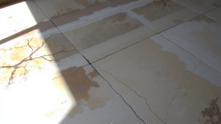 radiant heating moisture stains