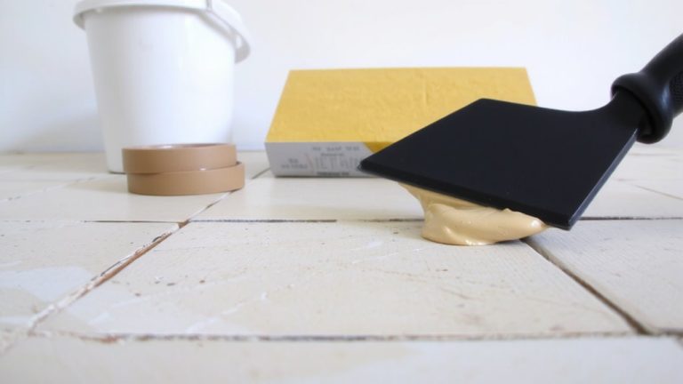 remove old grout thoroughly