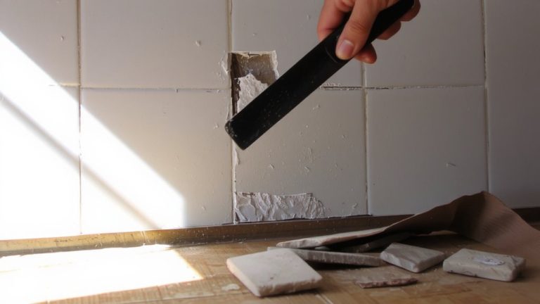 remove tile backsplash easily