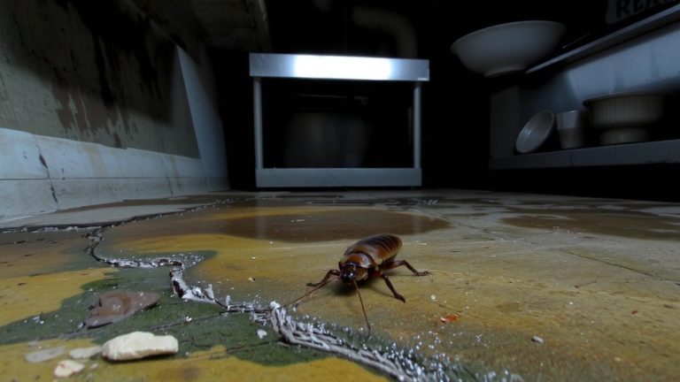 roaches carry sewer bacteria