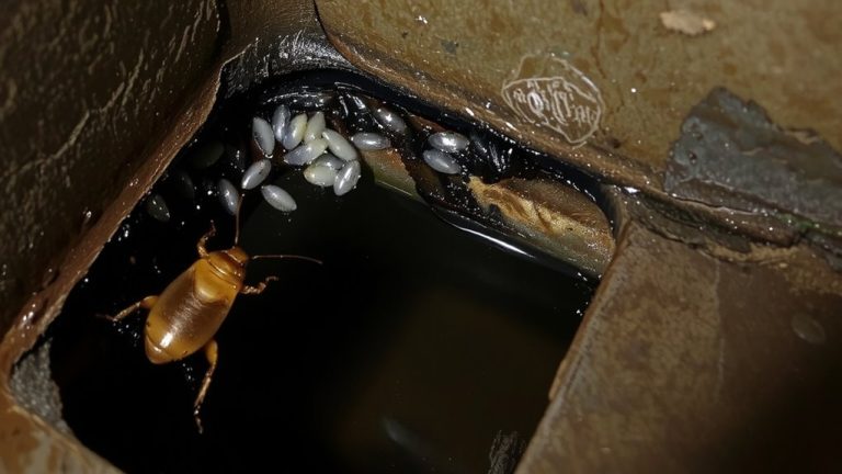roaches thrive in faulty drains