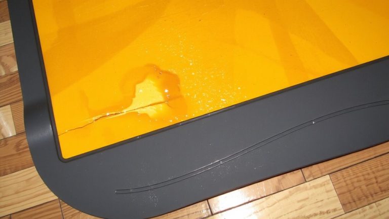 rubber backed mat damage