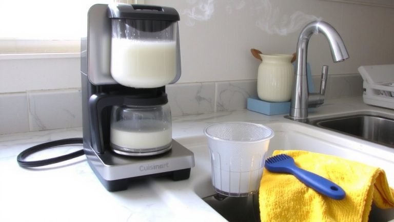run vinegar cleaning cycle