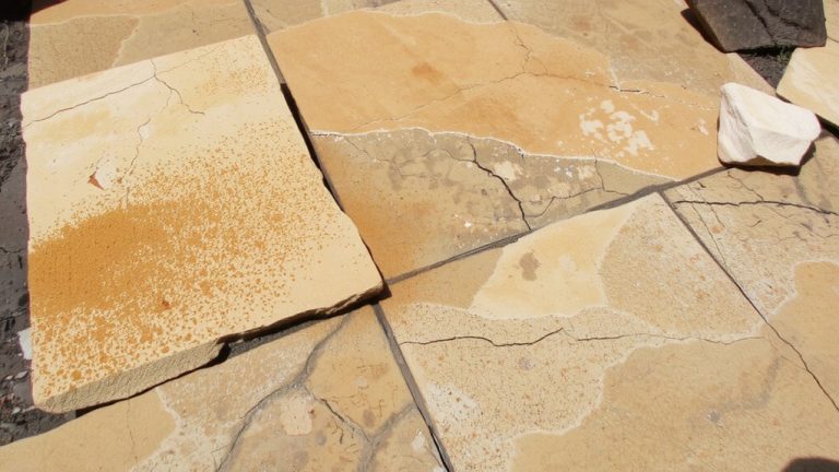 sandstone patio degradation causes