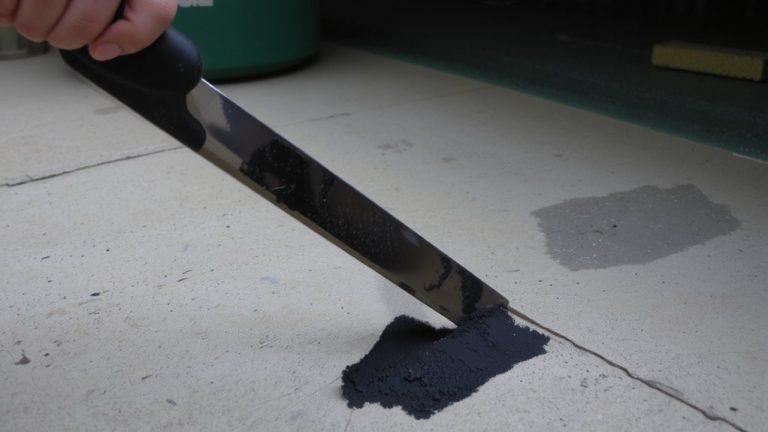 scrape heat apply solvent