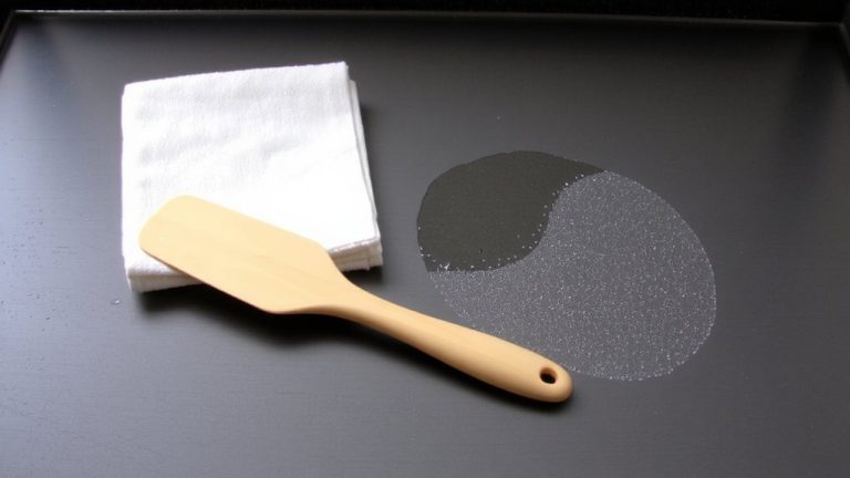 scrape wipe clean thoroughly