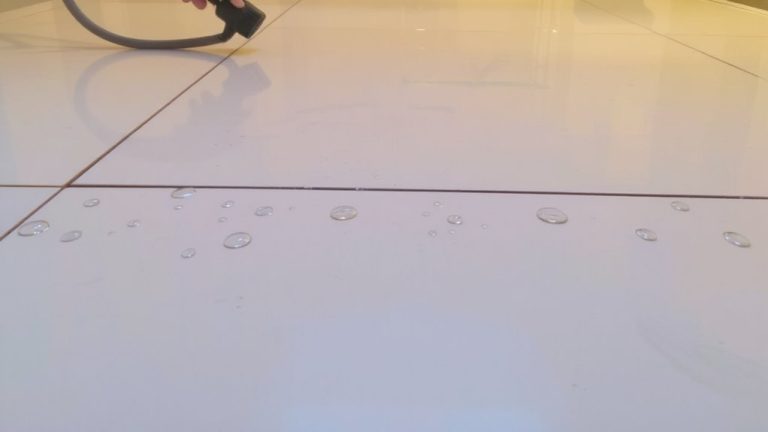 siloxane repellent tile sealant safety
