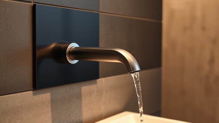 sleek wall mounted faucets
