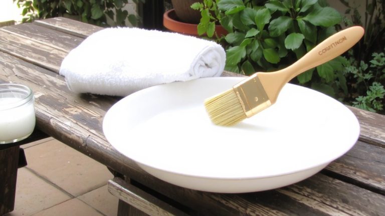 soap and warm water