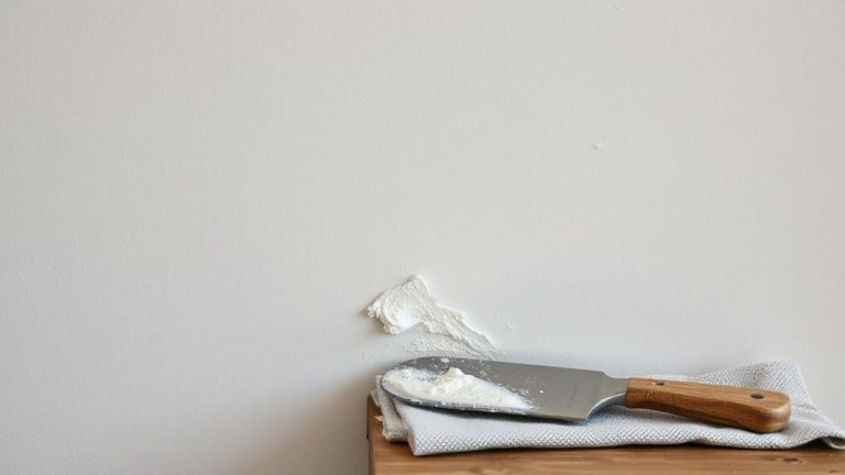spackle for smooth plaster repairs
