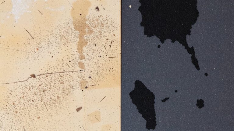 stain visibility contrast
