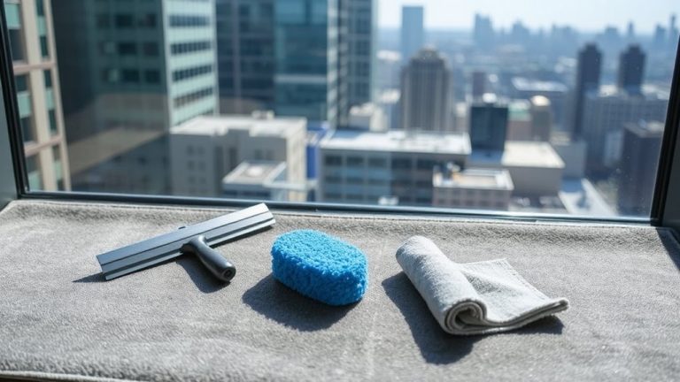 streak free window cleaning tools