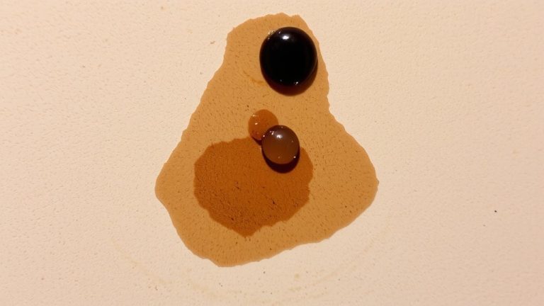 surface texture enhances stain adhesion