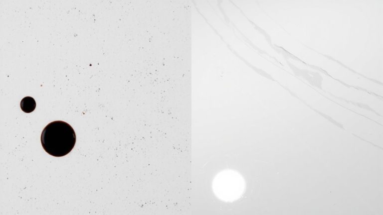 surface texture prevents staining
