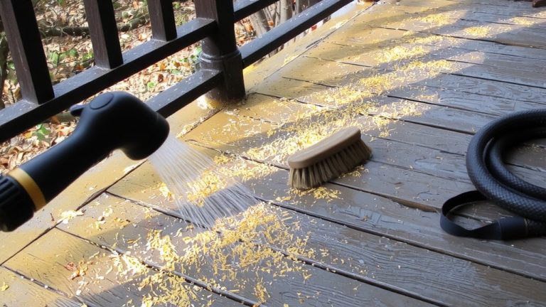 sweep rinse scrub dry