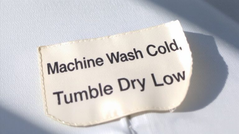text labels explain care instructions