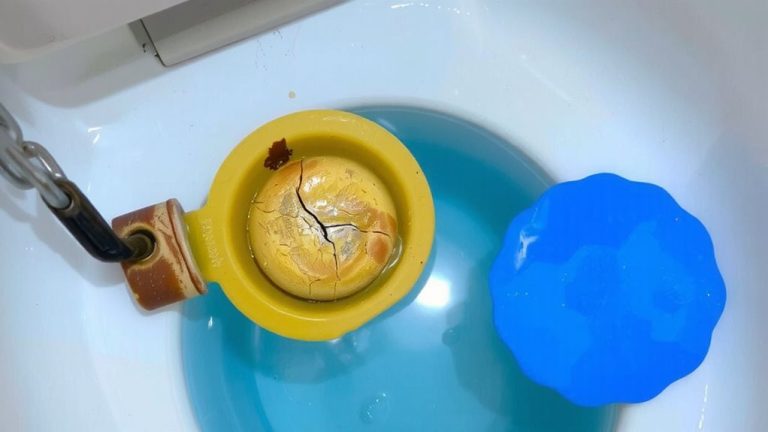 toilet tablets damage flappers