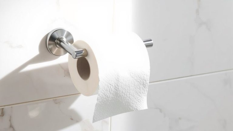 top toilet paper holders