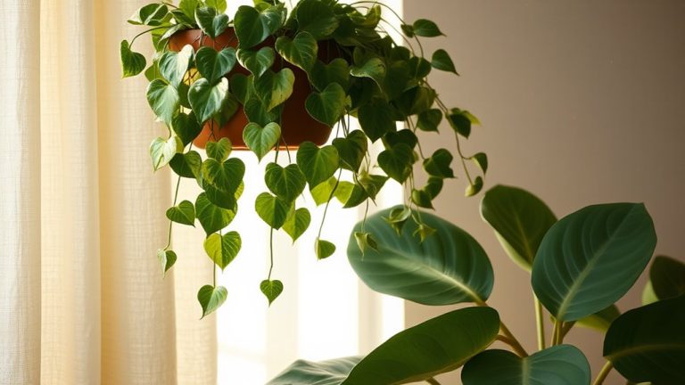 trailing houseplants enhance room decor