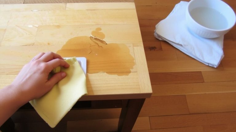 use heat and scrape