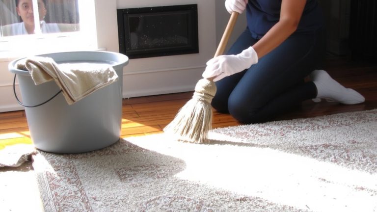 vacuum spot clean gently