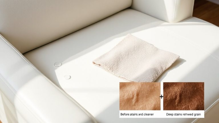white leather magic cleaners