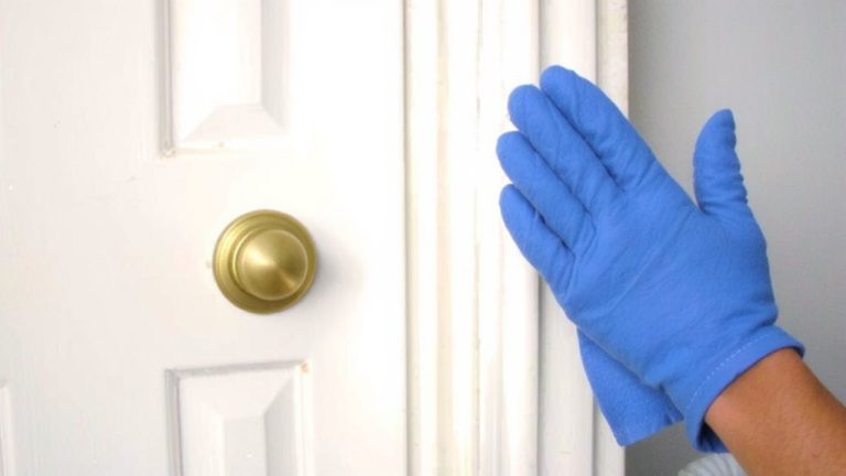 wipe with mild cleaner